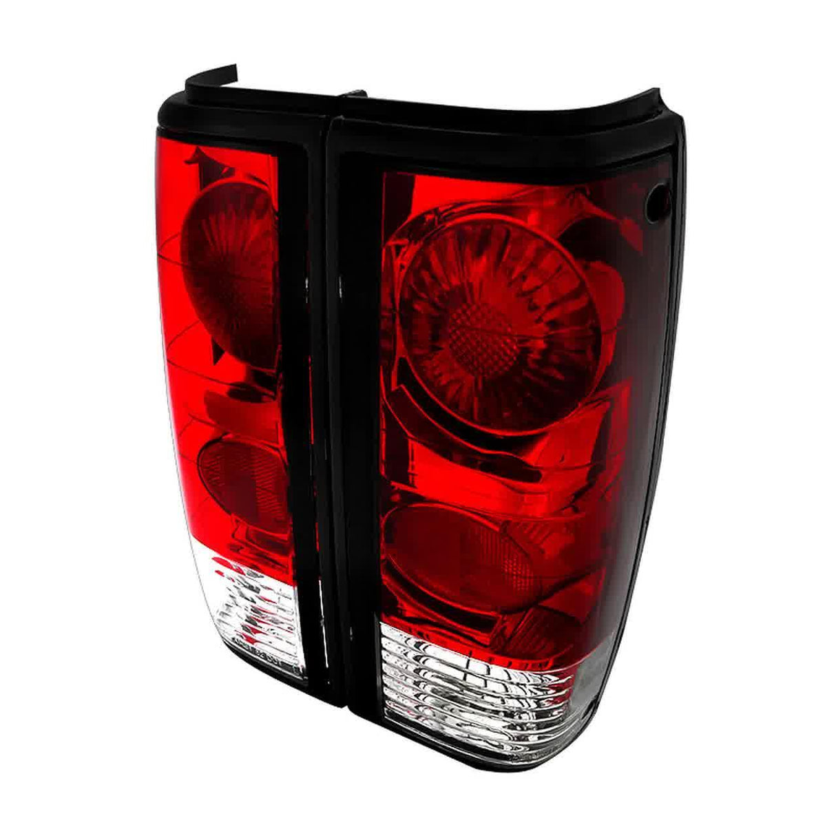 Spec-D Tail Lights Chevy S10 (82-93) S10 Blazer (83-94) [Altezza Style] Black or Chrome Housing