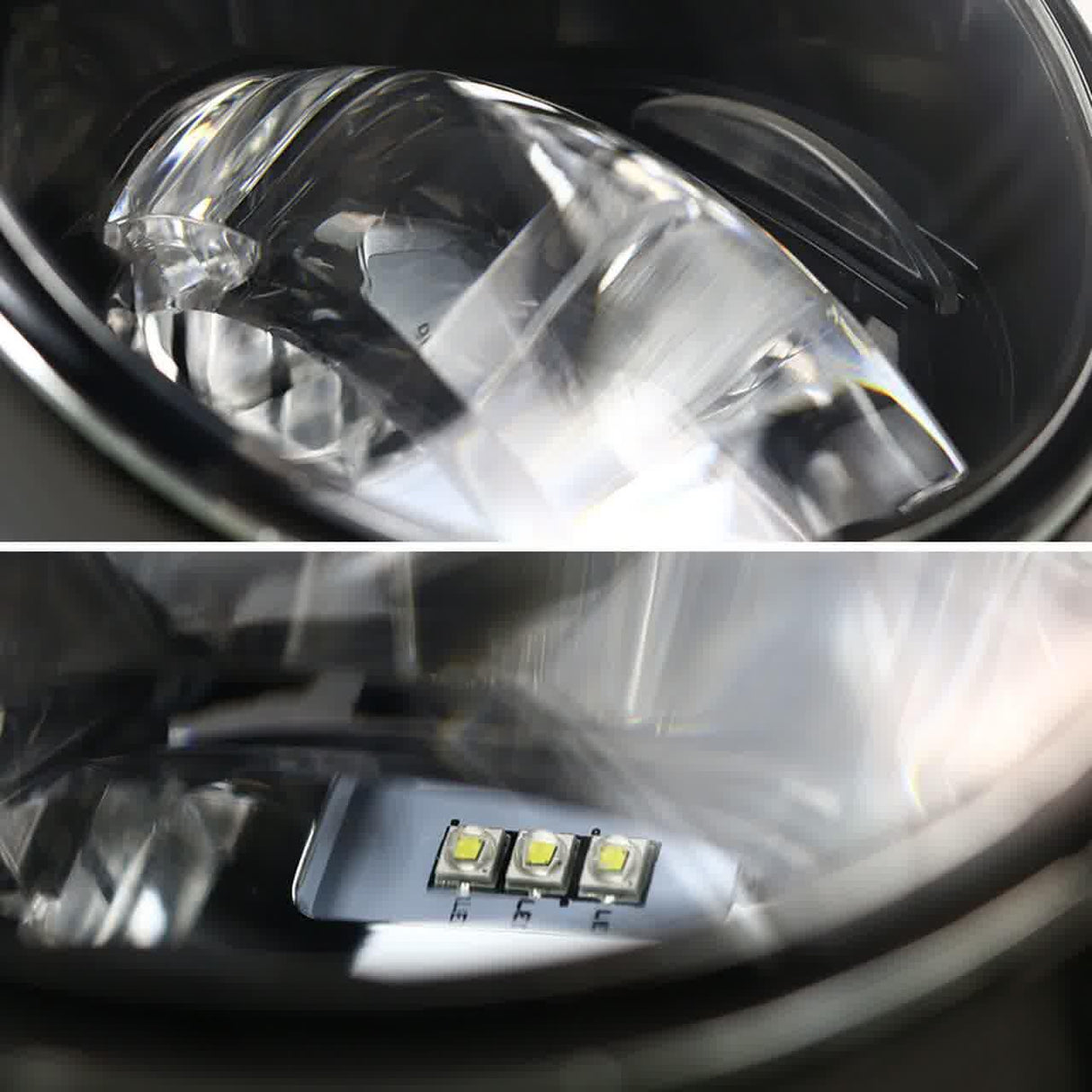 Spec-D Fog Lights Toyota Tacoma (12-15) Chrome Housing / Clear - OEM or LED Projector