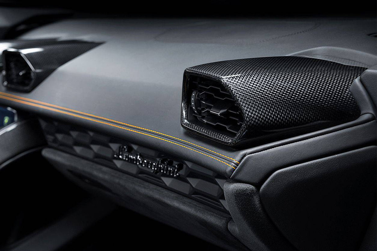 2015-2019 Lamborghini Huracan LP610  LP580  EVO OEM Style Autoclave Carbon Fiber AC Panel Trim