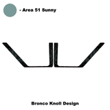 Topo Front Door Net Trim Overlay Kit (Printed Series) - 2021+ Bronco