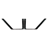 Topo Front Door Net Trim Overlay Kit (Printed Series) - 2021+ Bronco