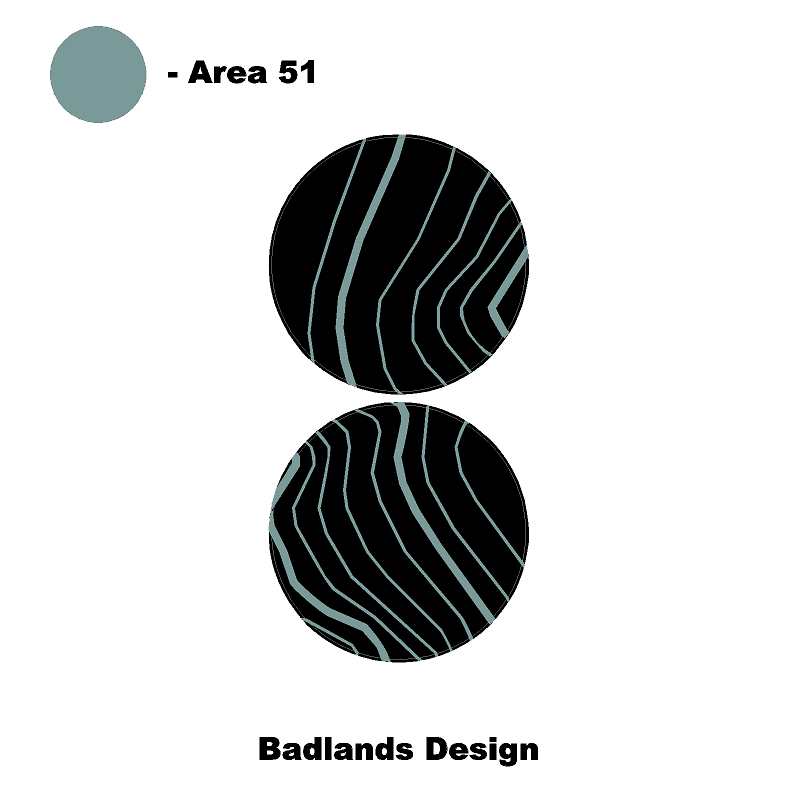 1966 Topographic Shifter Plate (Printed Series + Acrylic) - 2021+ Bronco