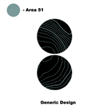 Topo Cup Holder Inserts (Printed Series + Acrylic) - 2021+ Bronco