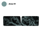 Topo Hardtop Side Window Overlays - 2021+ Bronco 4 Door