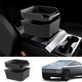 Armrest Storage Box Double Layer for Cybertruck