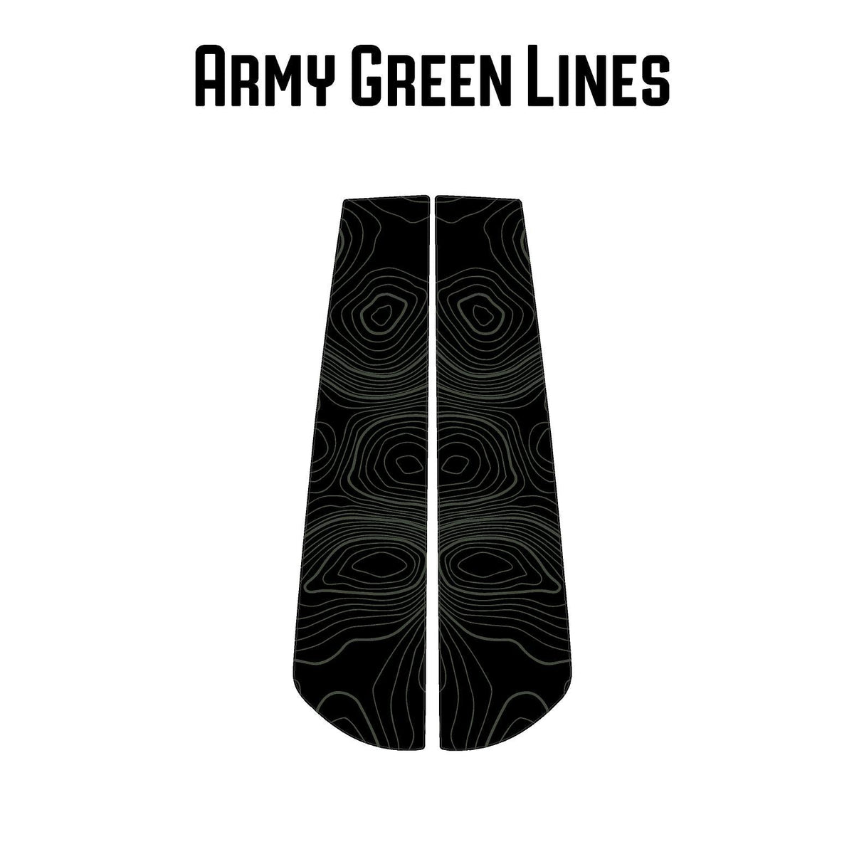 Topographic Sliding Rear Window Trim Overlays - 2025+ 4Runner