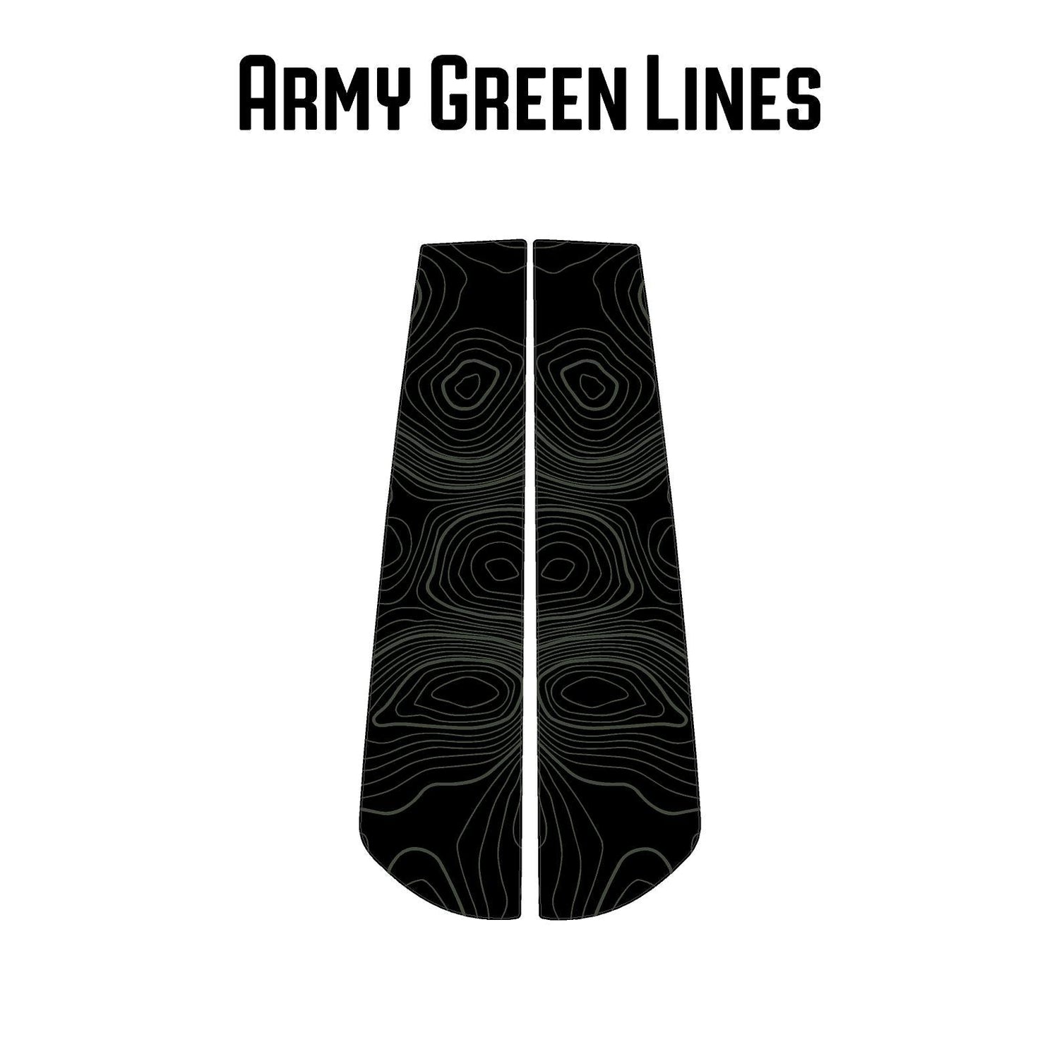 Topographic Sliding Rear Window Trim Overlays - 2025+ 4Runner