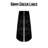 Topographic Sliding Rear Window Trim Overlays - 2025+ 4Runner