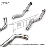 Titanium Catback Exhaust System Downpipes for Mercedes Benz G500 G550 W463
