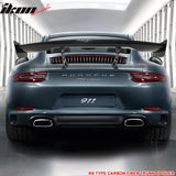 Universal 57" JDM GT RS Style 3D Rear Trunk Spoiler Wing Carbon Fiber