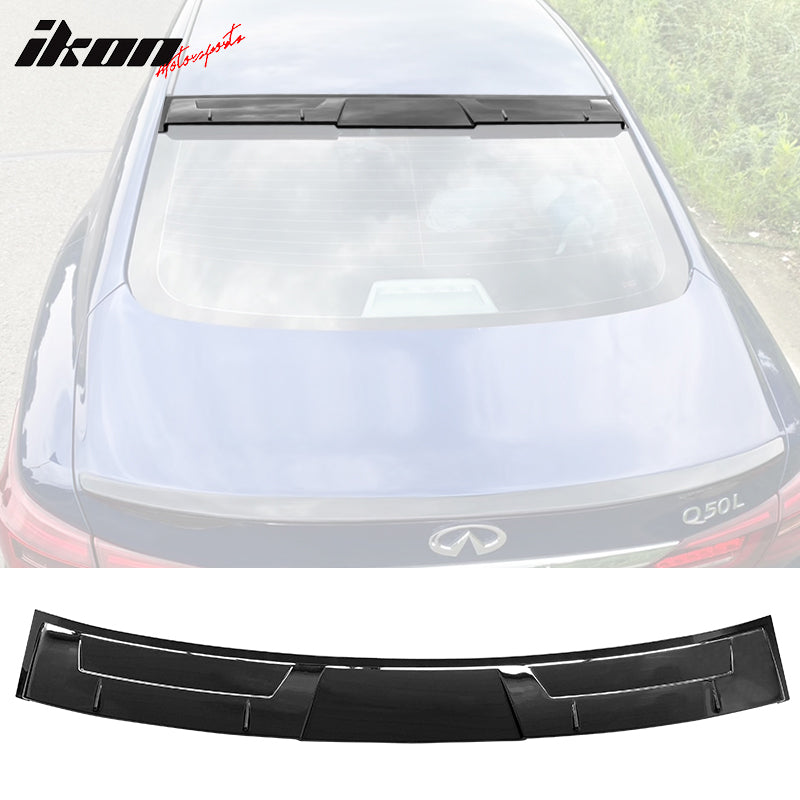 2014-2022 Infiniti Q50 V Style Rear Roof Spoiler Wing PP