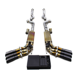 Titanium Catback Exhaust System with Free Flow Downpipes for Mercedes Benz G63 AMG W464 4.0T