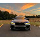 3D Carbon Fiber Front Splitter Lip (1-Piece) for BMW F90 M5 G30 LCI