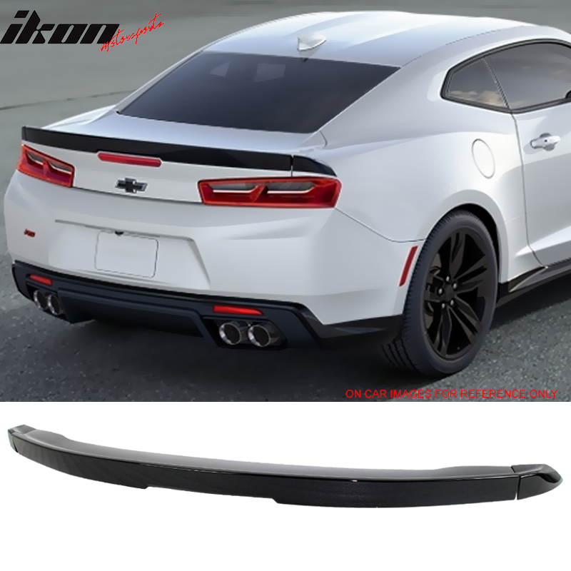 2016-2024 Chevy Camaro OE Style Gloss Black Rear Trunk Spoiler Lip ABS