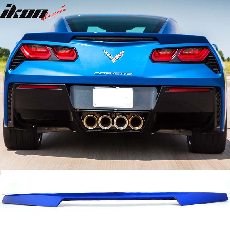 2014-2019 Chevrolet Corvette C7 Painted ABS Rear Trunk Spoiler Wing