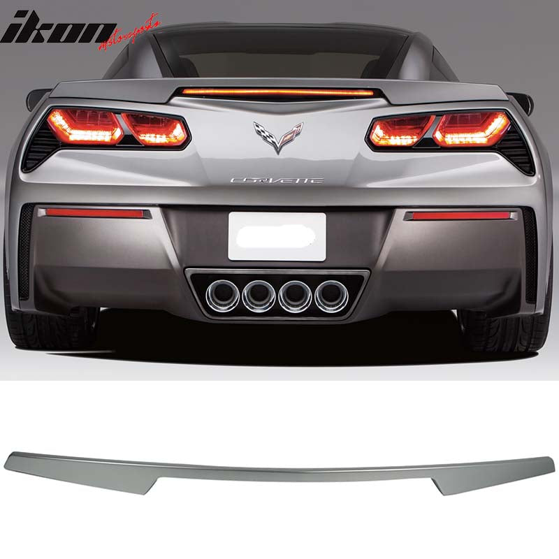 2014-2019 Chevrolet Corvette C7 Painted ABS Rear Trunk Spoiler Wing
