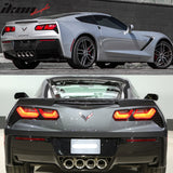 2014-2019 Chevrolet Corvette C7 Painted ABS Rear Trunk Spoiler Wing