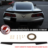 2014-2019 Chevrolet Corvette C7 Painted ABS Rear Trunk Spoiler Wing