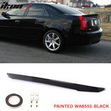 2003-2007 Cadillac CTS Sedan Painted Color ABS Rear Trunk Spoiler Wing