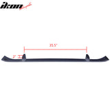 2008-2023 Dodge Challenger OEM Style Matte Black Rear Spoiler Wing ABS