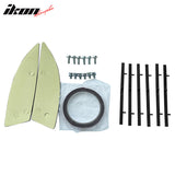 2014-2021 Toyota Corolla E170 Sedan Matte Black Rear Spoiler Wing ABS