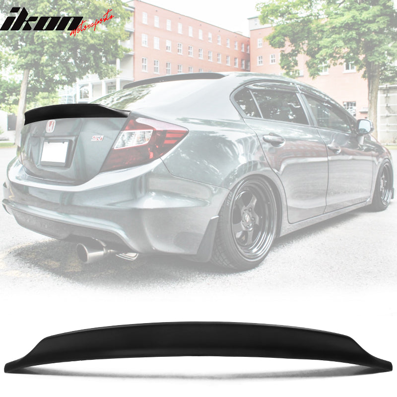 2012-2015 Honda Civic Duckbill V2 Style Rear Trunk Spoiler PP