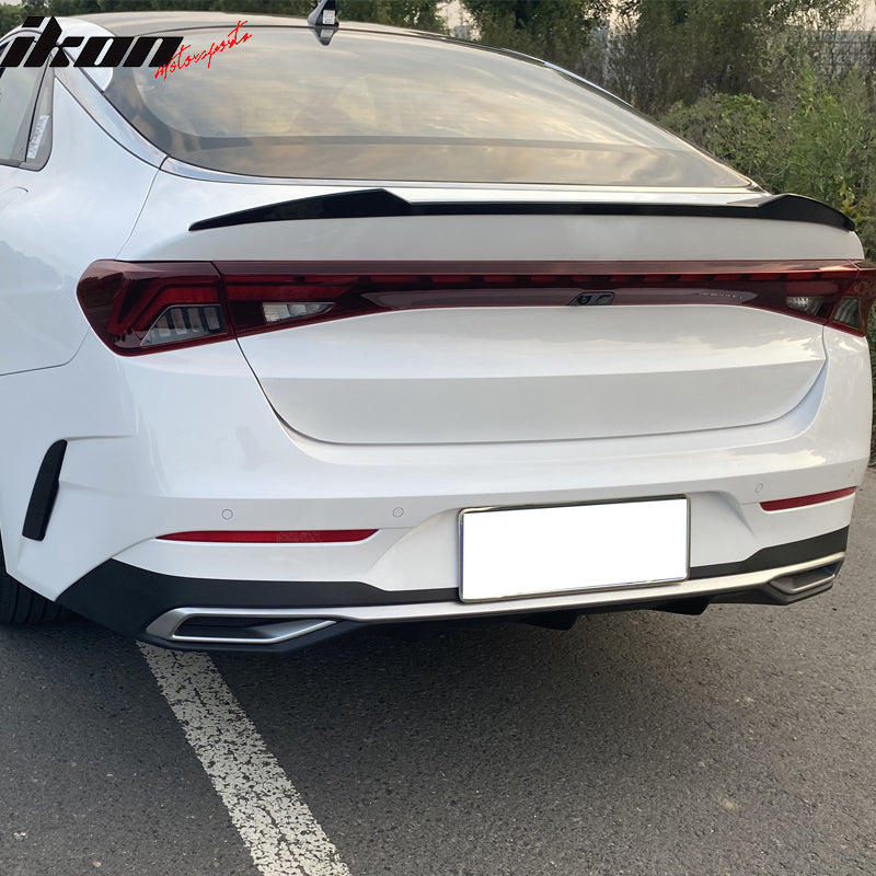 2021-2023 Kia K5 V Style Rear Trunk Spoiler Wing Lip ABS