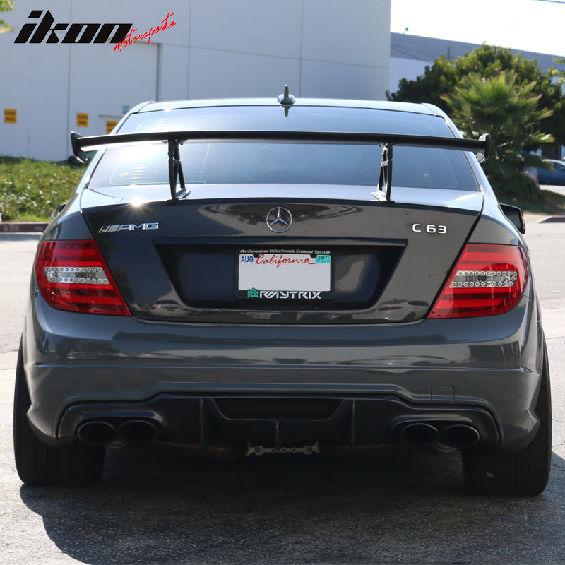 2008-2014 Benz W204 Black Series Style Unpainted Rear Spoiler Wing ABS