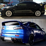 2008-17Â Mitsubishi Lancer 10 EVO X #X42 Tarmac Black Rear Spoiler Wing
