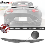 2016-2025 Mazda MX-5 Miata 4TH ND P Style Carbon Fiber Rear Spoiler Wi