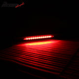 2009-2011 Corolla S LE XLE Black Rear Spoiler Wing LED Brake Lamp ABS