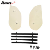 2009-2011 Corolla S LE XLE Black Rear Spoiler Wing LED Brake Lamp ABS