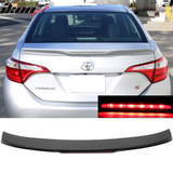 2014-2019 Toyota Corolla OEM Style Trunk Spoiler ABS Painted