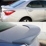 2014-2019 Toyota Corolla OEM Style Trunk Spoiler ABS Painted