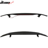 Universal Rear Spoiler Wing With 3rd Brake Light Ikon Style Trunk Wing
