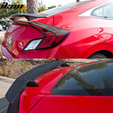 2016-2020 Honda Civic Coupe IKON Style Matte Black Rear Spoiler Wing