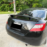 Universal Rear Spoiler Wing With 3rd Brake Light Ikon Style Trunk Wing