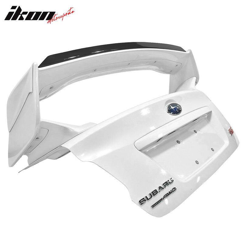 2008-2014 Subaru WRX STi Transparent Smoke Top Gurney Flap Acrylic