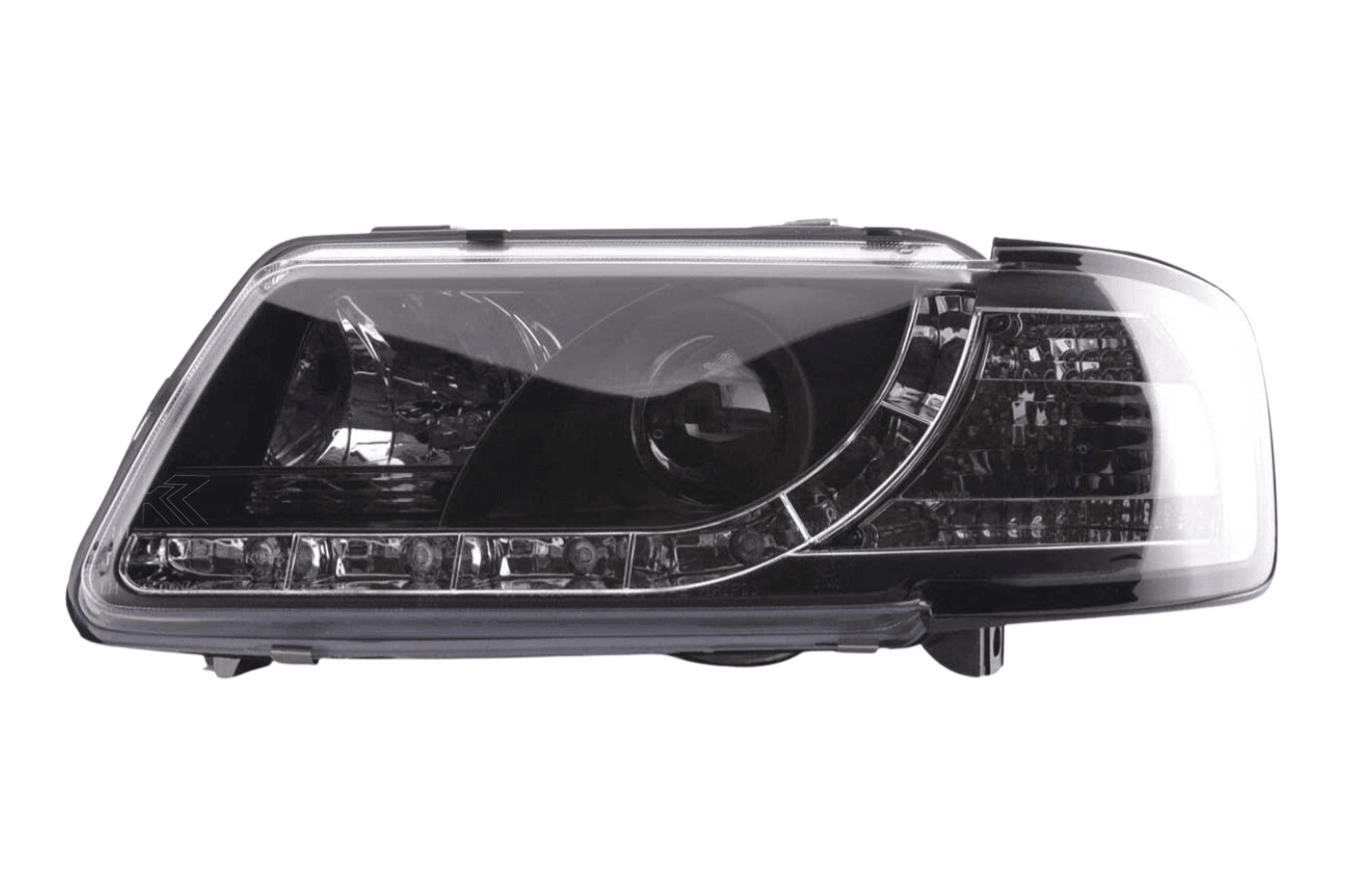 Audi A3 (8L) Black LED Headlights with Daytime Running Lights (1996-2000) - K2 Industries