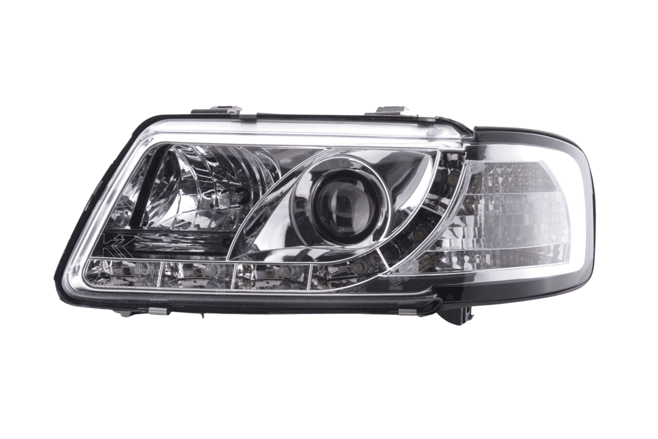 Audi A3 (8L) Chrome LED Headlights with Daytime Running Lights (1996-2000) - K2 Industries