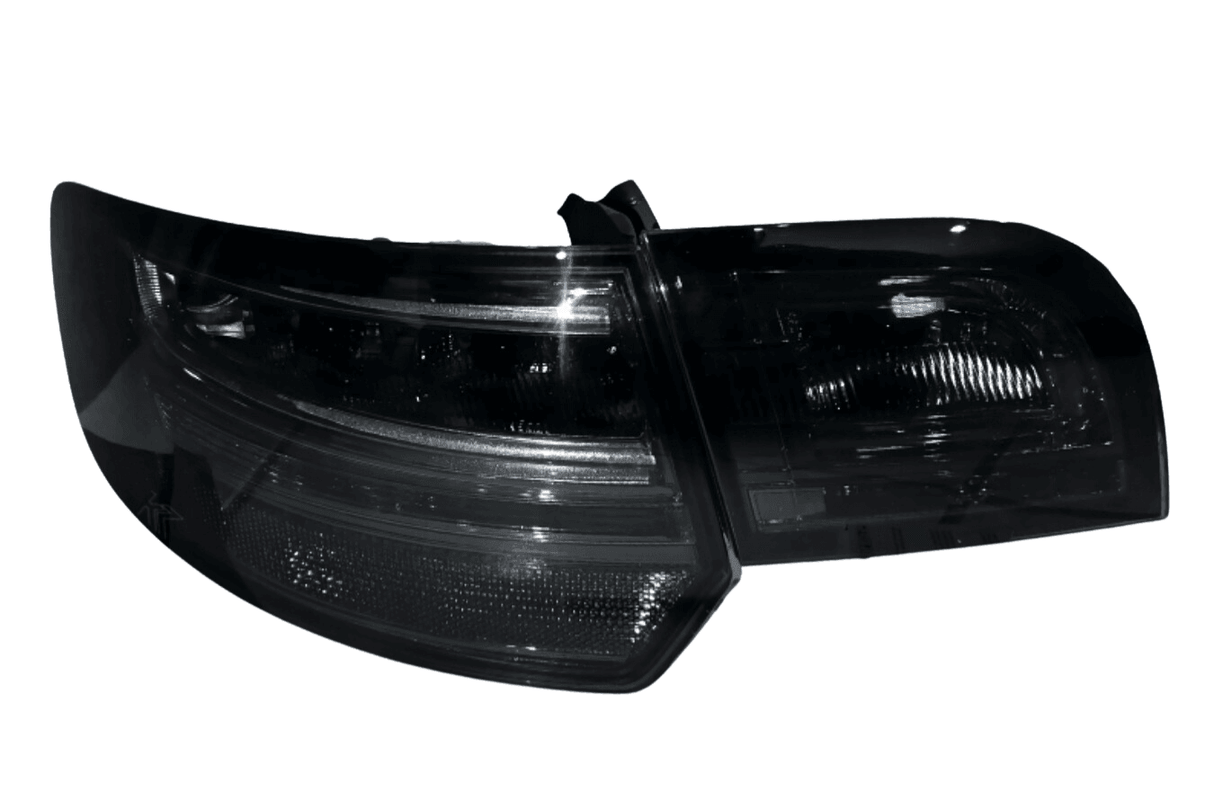 Audi A3 (8p) Hatchback Smoked/Clear LED Tail Lights (2004-2008) - K2 Industries