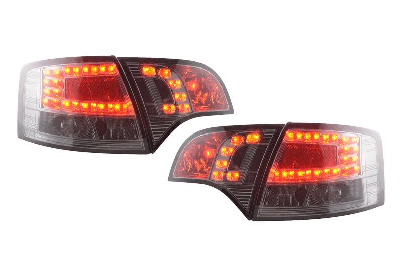 Audi A4 (B7/8E) Avant Chrome Smoke LED Taillights Set (2004-2008) - K2 Industries