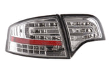Audi A4 (B7/8E) Sedan Chrome Clear LED Taillights Set (2004-2007) - K2 Industries