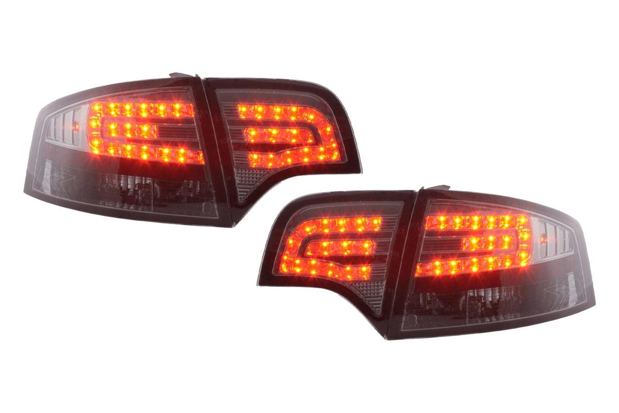 Audi A4 (B7/8E) Sedan Chrome Smoke LED Taillights Set (2004-2007) - K2 Industries