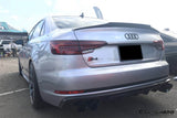 2017-2018 AUDI B9 A4 Sport  S4 MD Style Carbon Fiber Rear Lip Diffuser