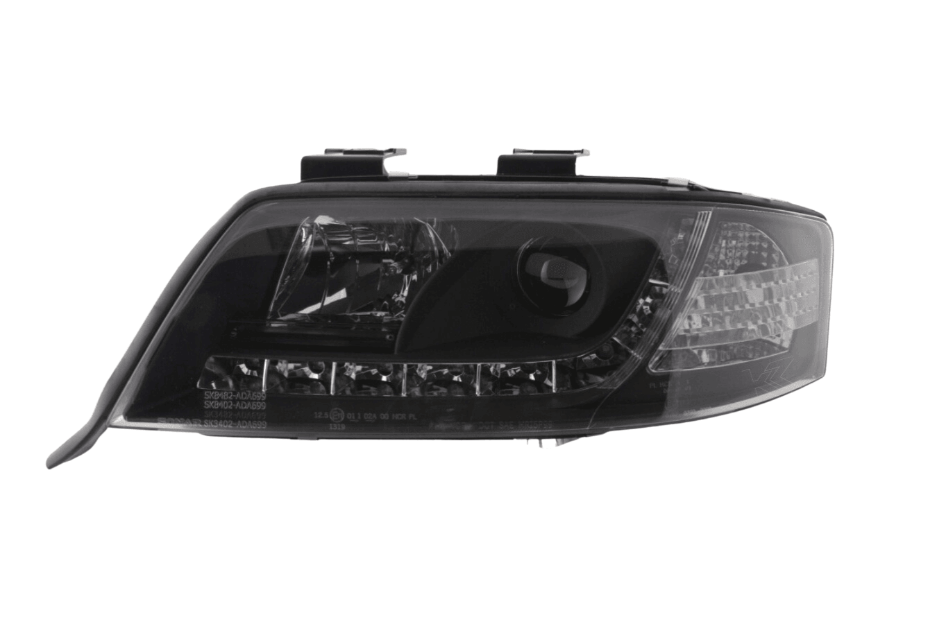 Audi A6 (C5 4B) Black LED Headlights with Daytime Running Lights (1997-2001) - K2 Industries