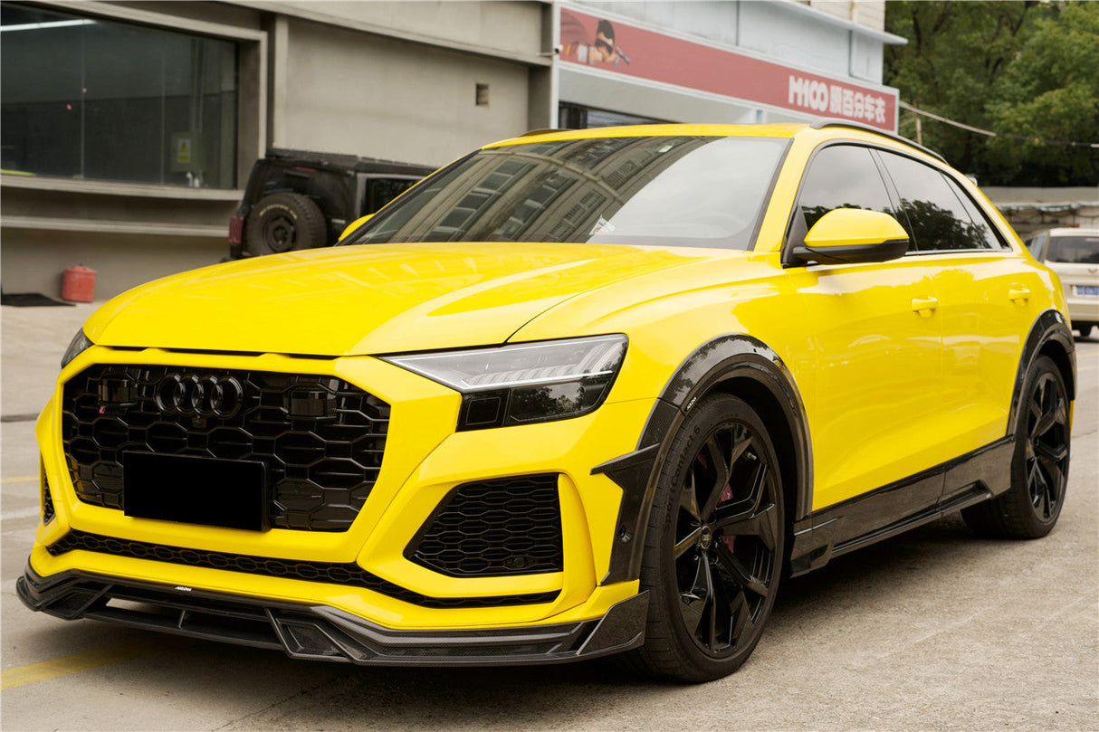 2020-2023 Audi RSQ8 AD Style Dry Carbon Fiber Fender Flare Wheel Trims