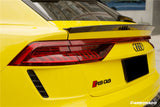 2019-2023 Audi Q8  SQ8  RSQ8 AD Style Dry Carbon Fiber Trunk Spoiler