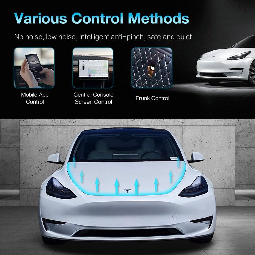 TESERY Auto Power Frunk for Model 3/Y | Hands-Free Electric Front Trunk