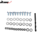 Automotive Hardware Kit Drill M8 Bolts Nuts Washer Front Side Splitter